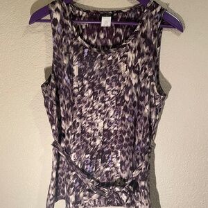 J Crew animal print top